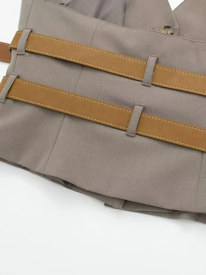 Vest Sleeveless Backless for stylish women.