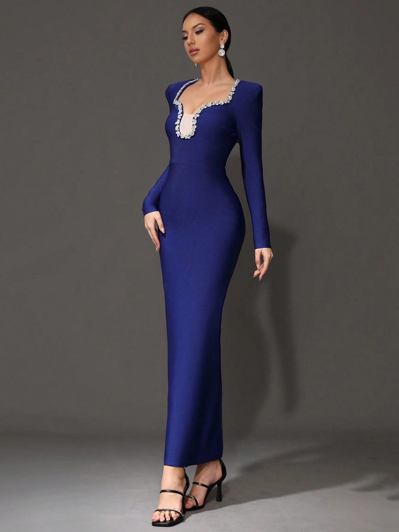 Maxi Elegant Dress With High Fashion.