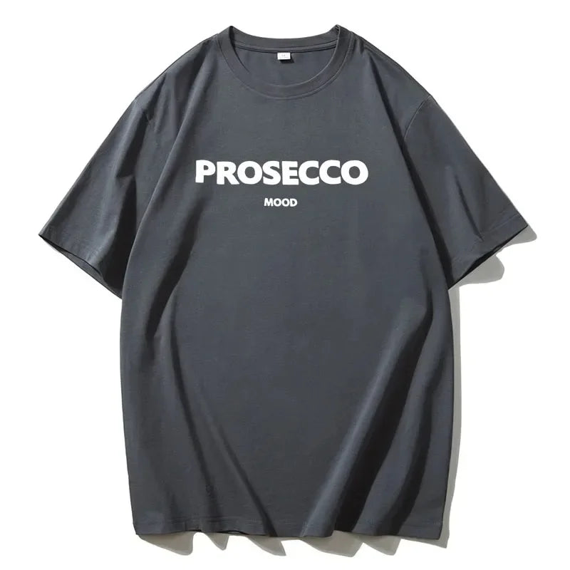 Plus Size, Elegant O-Neck Cotton Letter Graphic Printed T-Shirt