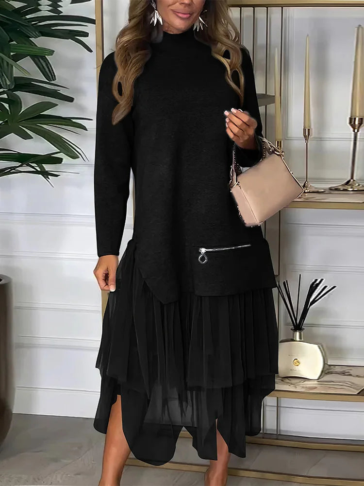 The gauze fabric allows for movement and breathability, making it ideal for a breezy, feminine look.