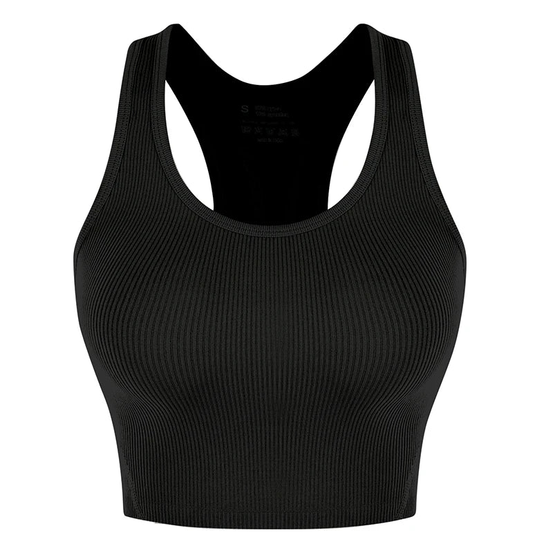 Yoga Seamless Knit Tank Top.