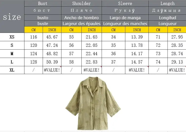 Two-piece dress pants and half-sleeved blouse.
