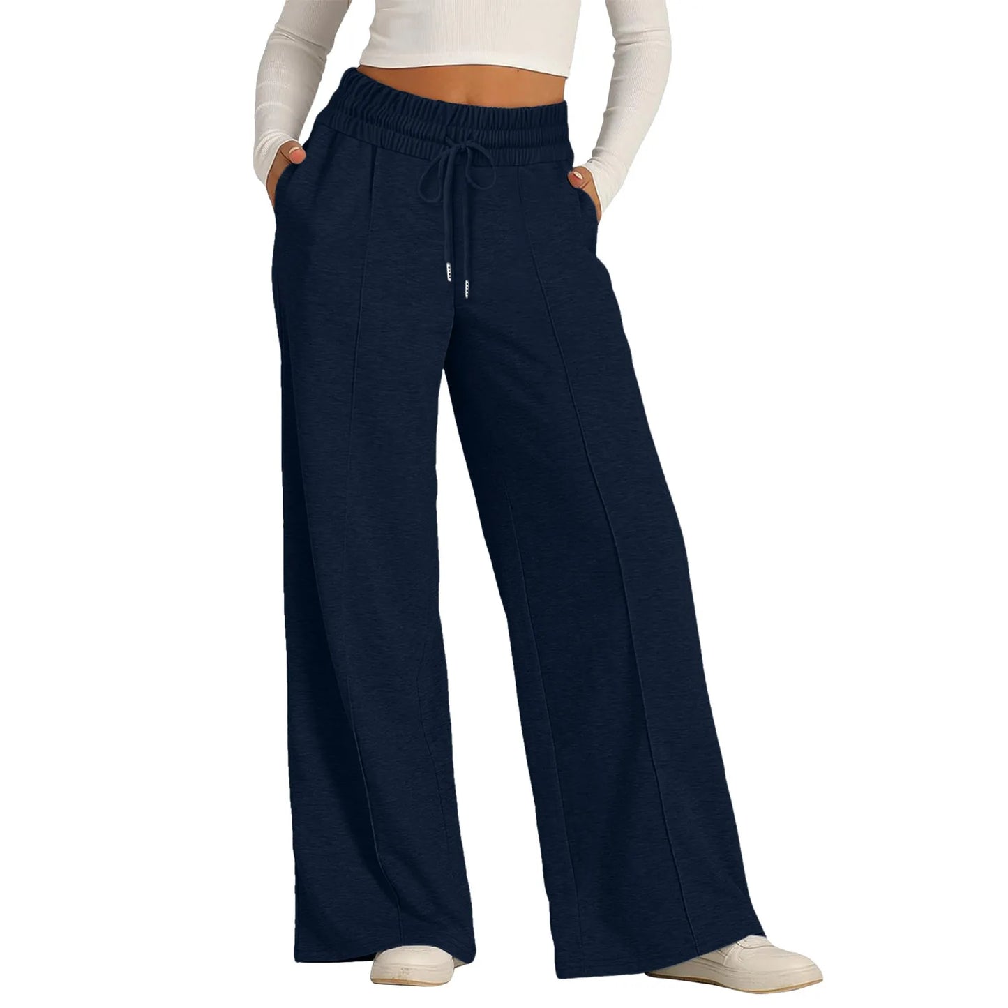 Casual Loose Wide Leg Trousers.