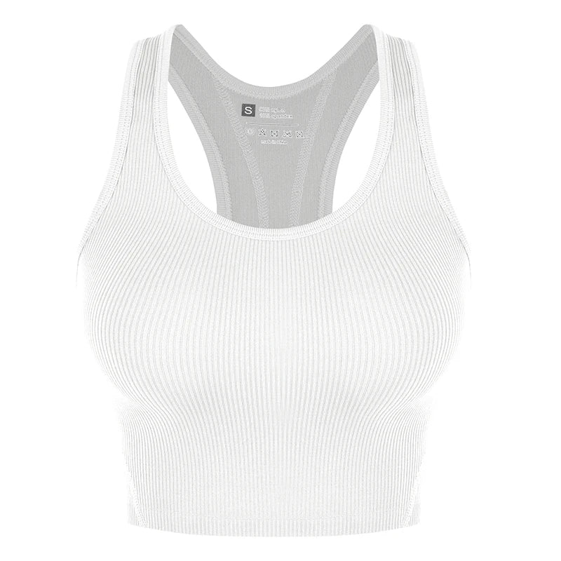 Yoga Seamless Knit Tank Top.