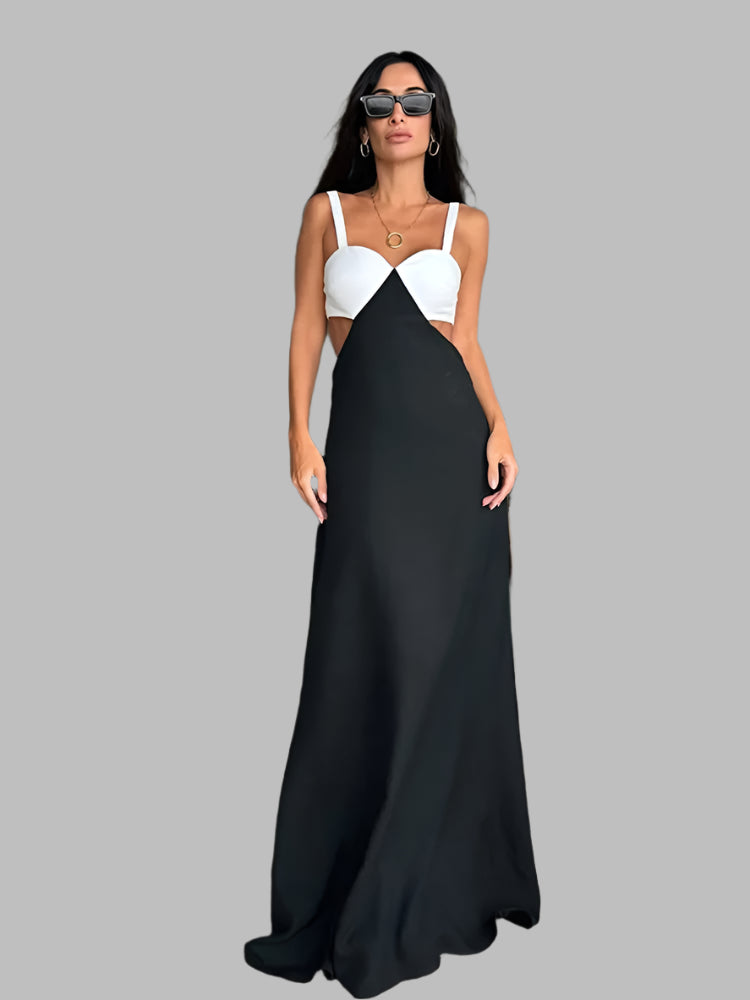 Long, Sleeveless Bodycon Maxi Dress.