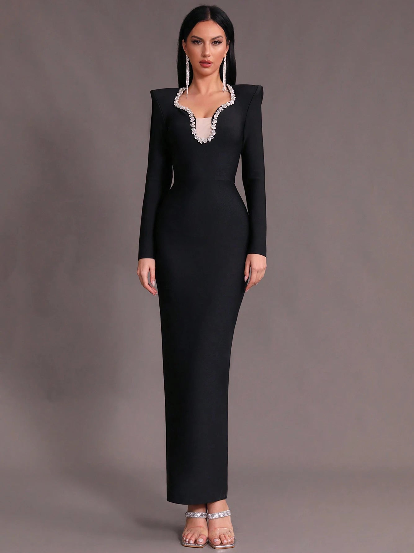 Maxi Elegant Dress With High Fashion.