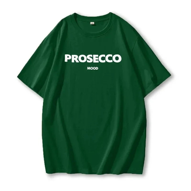 Plus Size, Elegant O-Neck Cotton Letter Graphic Printed T-Shirt