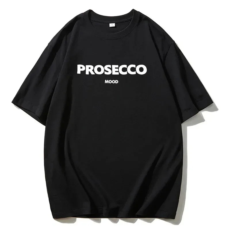 Plus Size, Elegant O-Neck Cotton Letter Graphic Printed T-Shirt