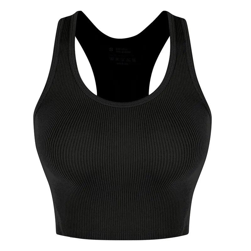 Yoga Seamless Knit Tank Top.