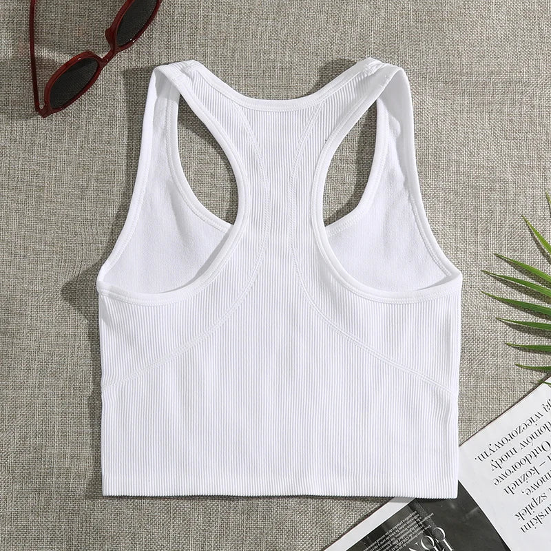 Yoga Seamless Knit Tank Top.