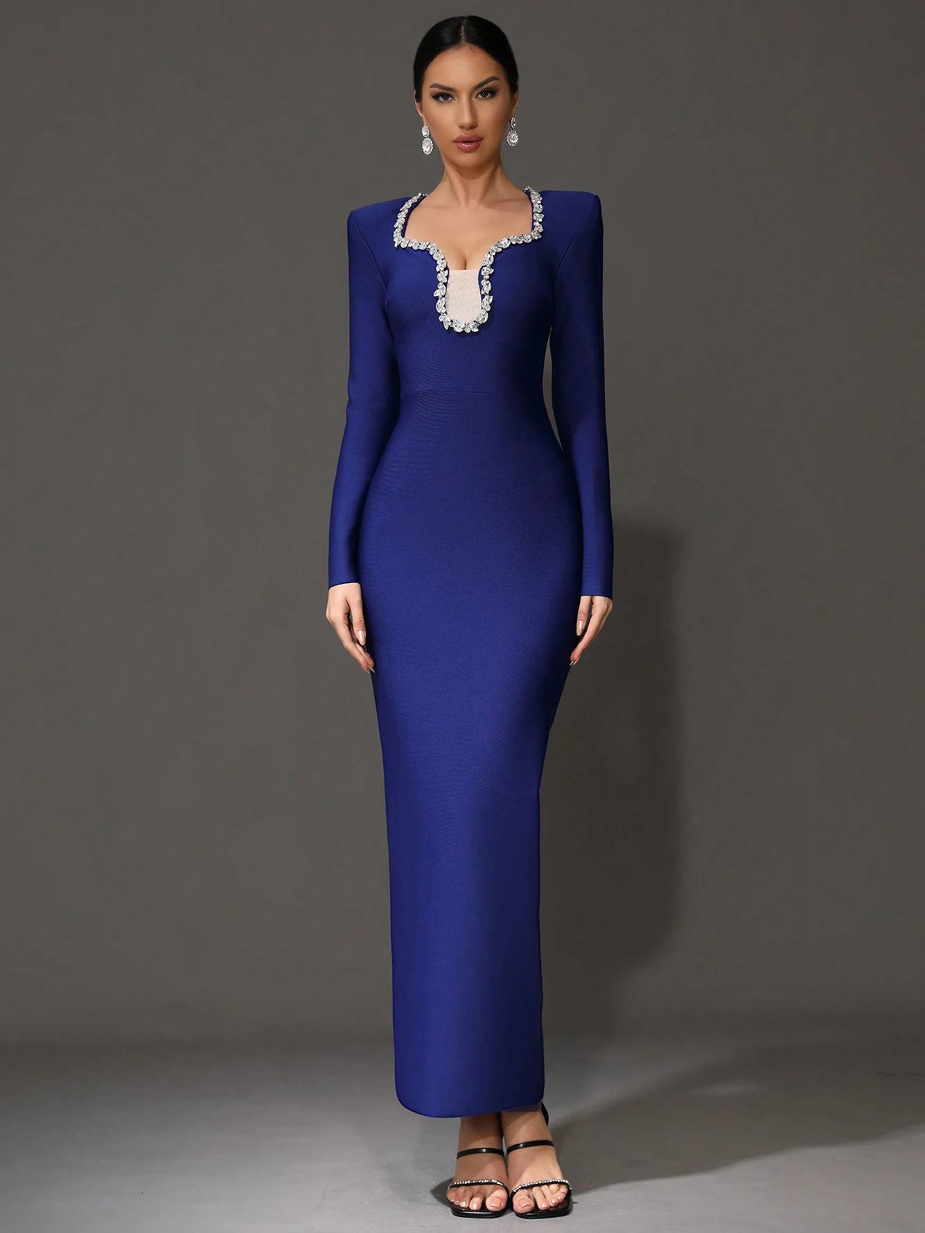 Maxi Elegant Dress With High Fashion.