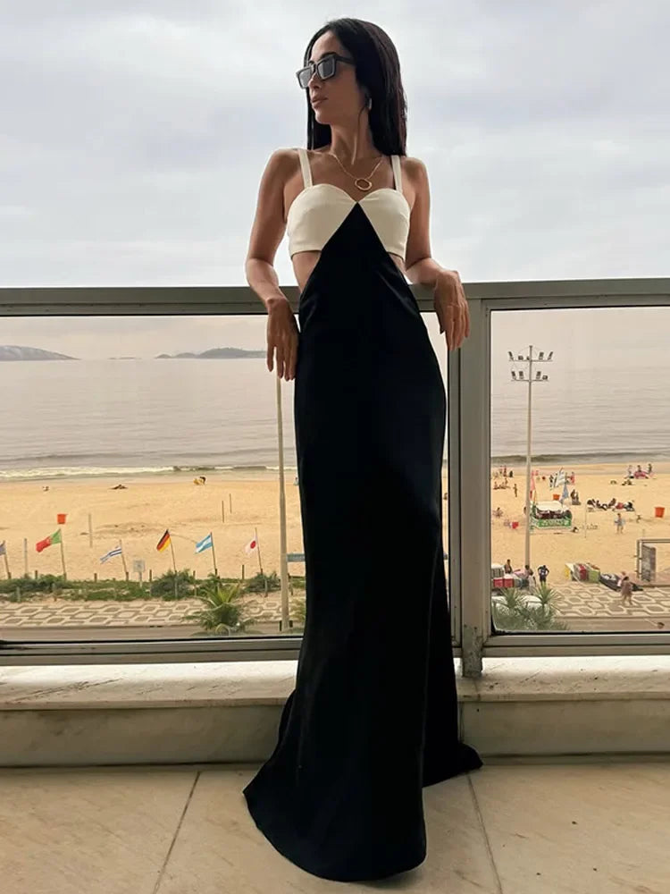 Long, Sleeveless Bodycon Maxi Dress.