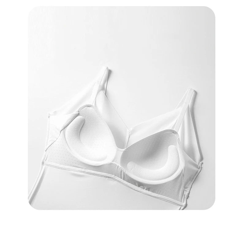 Women  Beautiful Back Underwear With Chest Pad Seamless Vest Elastic Slim Tank Tops