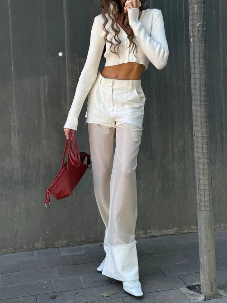 Vintage Classic White Pants