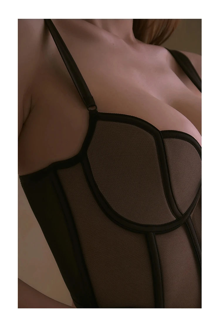 CINOON Sexy Lace Bra for Women Rubber Bone Vest Underwear Push Up Female Wedding Bralette French Corset Bras Comfort Lingerie