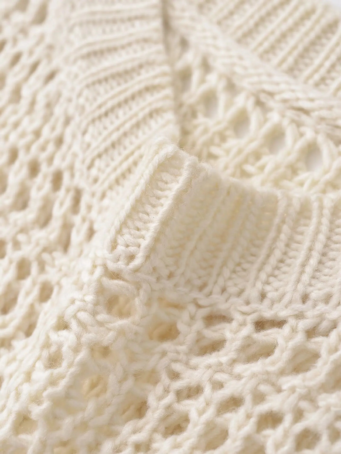 Summer Hollow Knitted Sweater Jumper.