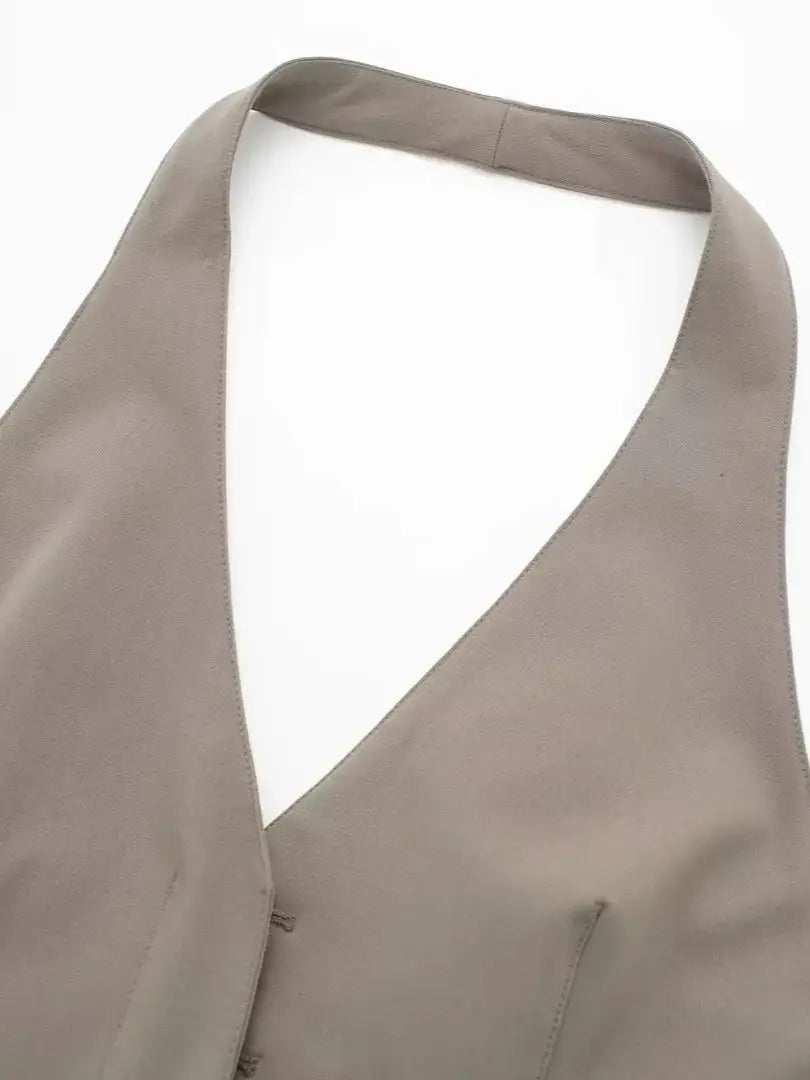 Vest Sleeveless Backless for stylish women.
