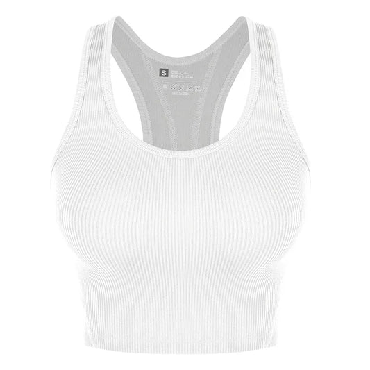 Yoga Seamless Knit Tank Top.