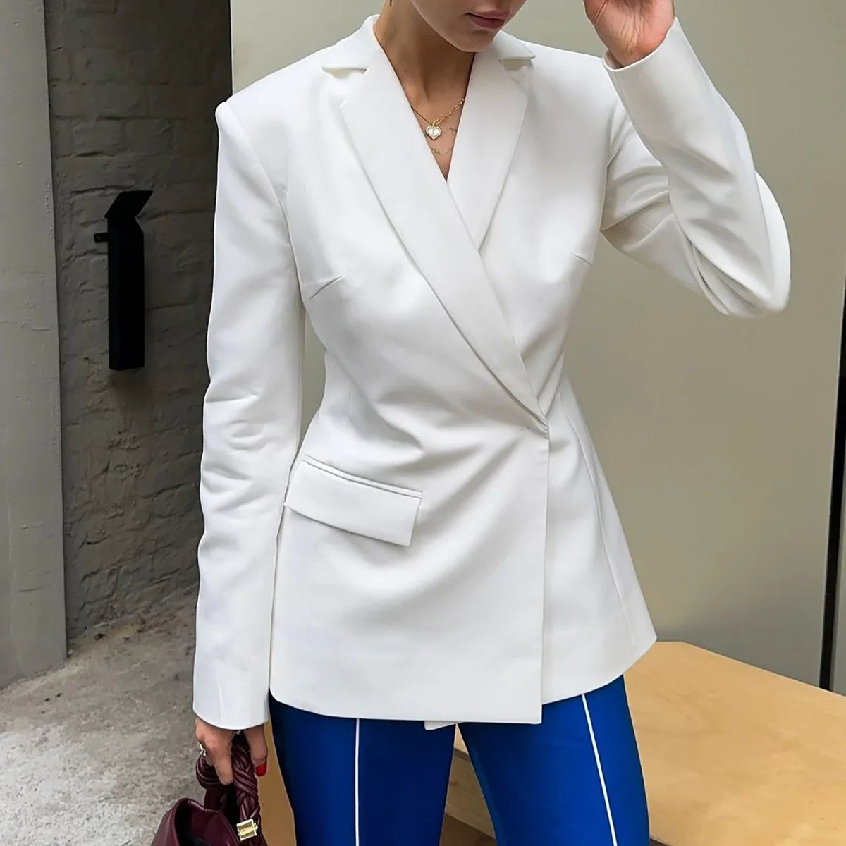 Elegant Backless Suit